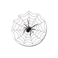 Spider Web Magnet 3  (round) by Azkajaya