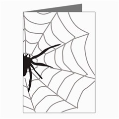 Spider Web Greeting Card