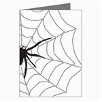 Spider Web Greeting Card Left