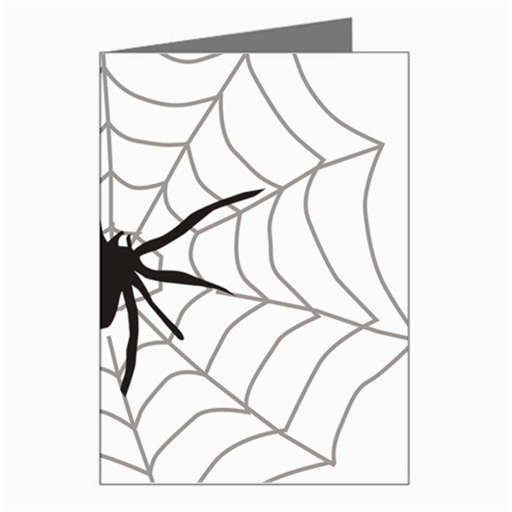 Spider Web Greeting Card