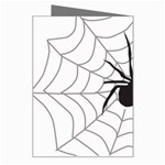 Spider Web Greeting Card Right