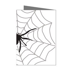 Spider Web Mini Greeting Cards (pkg Of 8) by Azkajaya