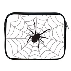 Spider Web Apple Ipad 2/3/4 Zipper Cases by Azkajaya