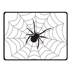 Spider Web Two Sides Fleece Blanket (small)