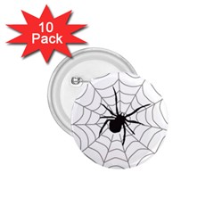 Spider Web 1 75  Buttons (10 Pack)