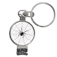 Spider Web Nail Clippers Key Chain by Azkajaya