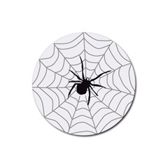 Spider Web Rubber Coaster (round) by Azkajaya