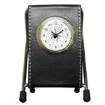 Spider Web Pen Holder Desk Clock Front