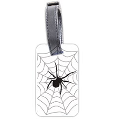 Spider Web Luggage Tag (one Side)