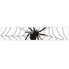 Spider Web Large Premium Plush Fleece Scarf  by Azkajaya