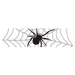 Spider Web Oblong Satin Scarf (16  X 60 ) by Azkajaya