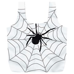 Spider Web Full Print Recycle Bag (xxxl) by Azkajaya