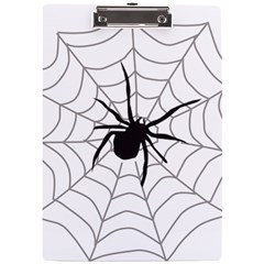 Spider Web A4 Acrylic Clipboard