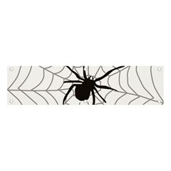 Spider Web Banner And Sign 4  X 1 