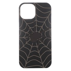 Spider Web Iphone 15 Black Uv Print Pc Hardshell Case by Azkajaya