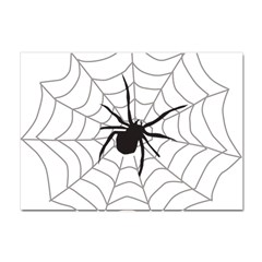 Spider Web Crystal Sticker (a4) by Azkajaya