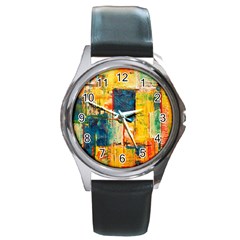 Wall Art Round Metal Watch