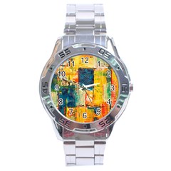 Wall Art Stainless Steel Analogue Watch