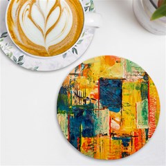 Wall Art Uv Print Round Tile Coaster by Azkajaya