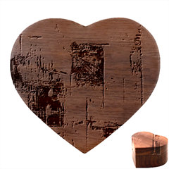 Wall Art Heart Wood Jewelry Box by Azkajaya