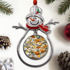 Ballon Classroom Metal Snowman Ornament