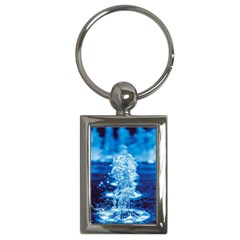 Water Blue Wallpaper Key Chain (rectangle) by Azkajaya