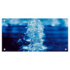 Water Blue Wallpaper Banner And Sign 6  X 3  by Azkajaya