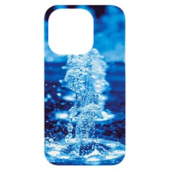 Water Blue Wallpaper Iphone 14 Pro Black Uv Print Case by Azkajaya