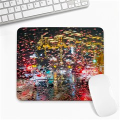 Water Droplets Large Mousepad by Azkajaya