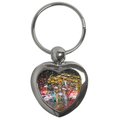 Water Droplets Key Chain (heart) by Azkajaya