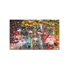 Water Droplets Sticker Rectangular (100 Pack) by Azkajaya