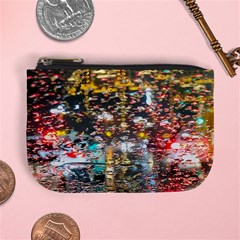 Water Droplets Mini Coin Purse by Azkajaya