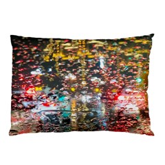 Water Droplets Pillow Case (two Sides) by Azkajaya