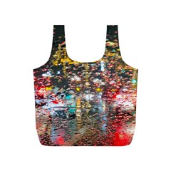 Water Droplets Full Print Recycle Bag (s) by Azkajaya