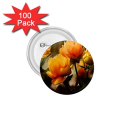 Yellow Butterfly Flower 1 75  Buttons (100 Pack)  by Azkajaya