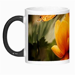 Yellow Butterfly Flower Morph Mug