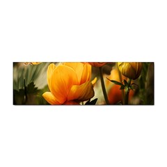 Yellow Butterfly Flower Sticker Bumper (10 Pack) by Azkajaya