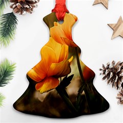 Yellow Butterfly Flower Ornament (christmas Tree) 