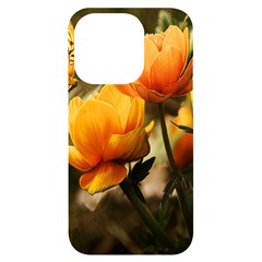 Yellow Butterfly Flower Iphone 14 Pro Black Uv Print Case