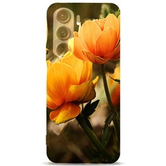 Yellow Butterfly Flower Samsung Galaxy S24 Plus 6 7 Inch Black Tpu Uv Case