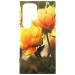 Yellow Butterfly Flower Samsung Galaxy S24 Ultra 6.9 Inch Black TPU UV Case Front