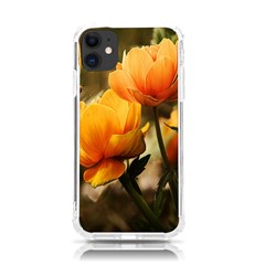 Yellow Butterfly Flower Iphone 11 Tpu Uv Print Case by Azkajaya