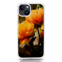 Yellow Butterfly Flower Iphone 14 Tpu Uv Print Case by Azkajaya