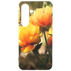 Yellow Butterfly Flower Samsung Galaxy S24 6 2 Inch Black Tpu Uv Case