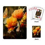 Yellow Butterfly Flower Playing Cards Single Design (Rectangle) Back