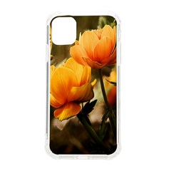 Yellow Butterfly Flower Iphone 11 Tpu Uv Print Case by Azkajaya