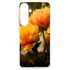 Yellow Butterfly Flower Samsung Galaxy S24 Ultra 6 9 Inch Tpu Uv Case by Azkajaya