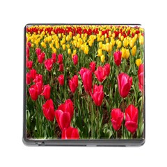 Yellow Pink Red Flowers Memory Card Reader (square 5 Slot) by Azkajaya