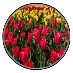 Yellow Pink Red Flowers Wireless Fast Charger(black) by Azkajaya