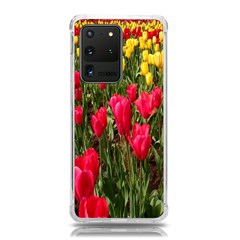 Yellow Pink Red Flowers Samsung Galaxy S20 Ultra 6 9 Inch Tpu Uv Case by Azkajaya